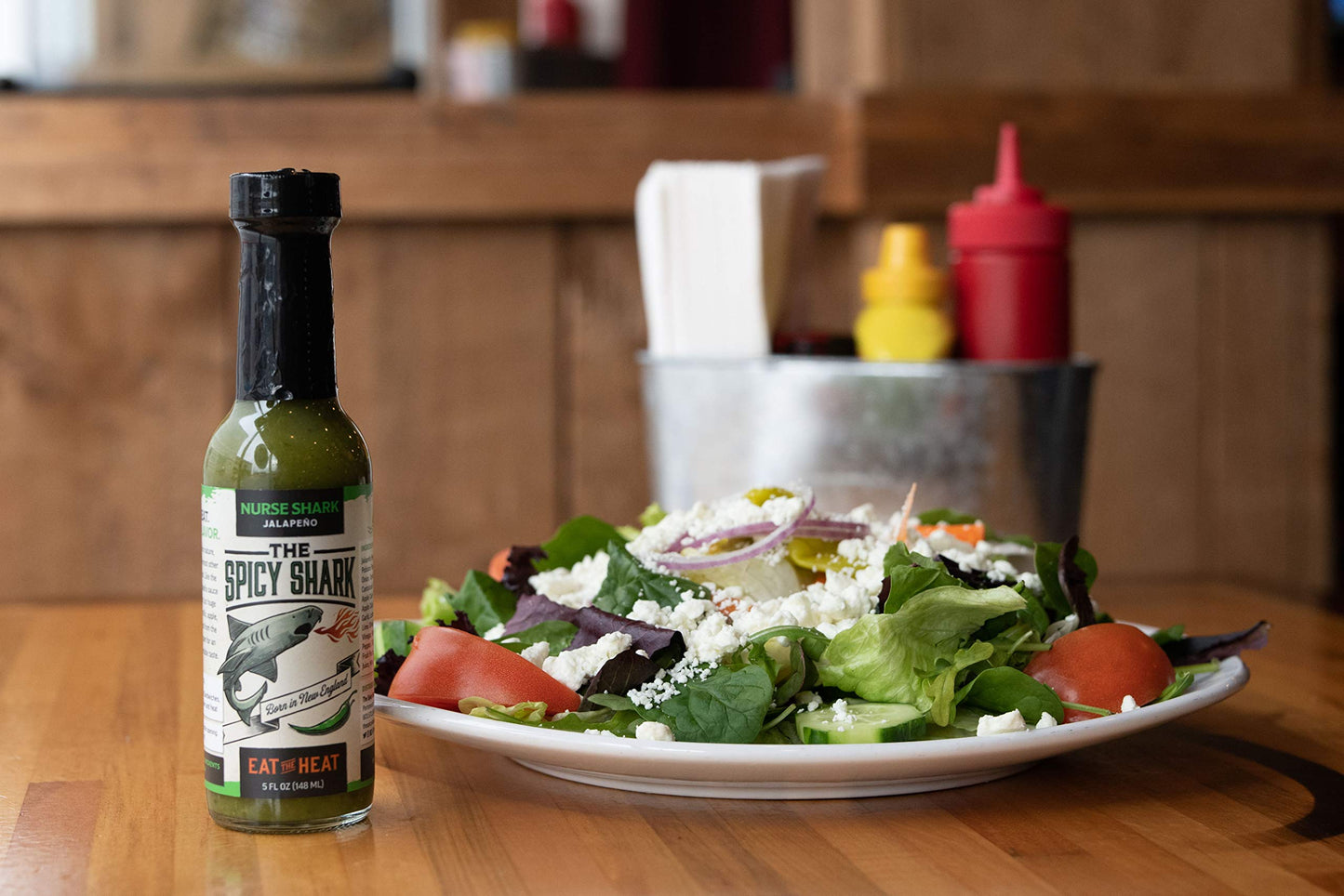The Spicy Shark, Nurse Shark Jalapeno Hot Sauce 5 fl oz - Brand featured on Hot Ones
