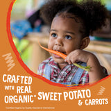 Earth's Best Organic Sunny Days Sweet Potato Carrot Snack Bars, 16 ct