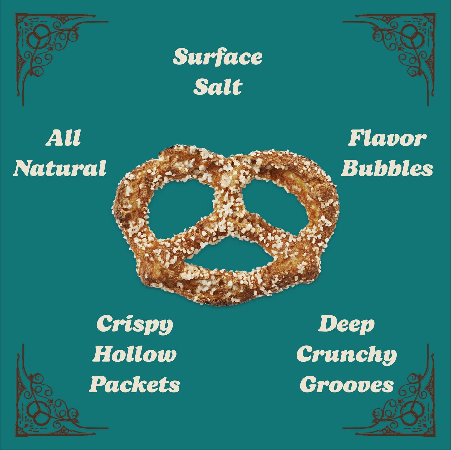 Unique Snacks Extra Salt Splits Pretzels, Original Split-Open Pretzels, Delicious Homestyle Baked Snack Bag, OU Kosher, and Non-GMO Food, No