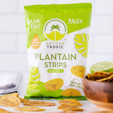 ARTISAN TROPIC Plantain Strips Sea Salt - 8 Pack, 2oz - Vegan, Paleo, Gluten Free Chips - Individual Bags Healthy Snacks for School, Gym, Kids - Whole