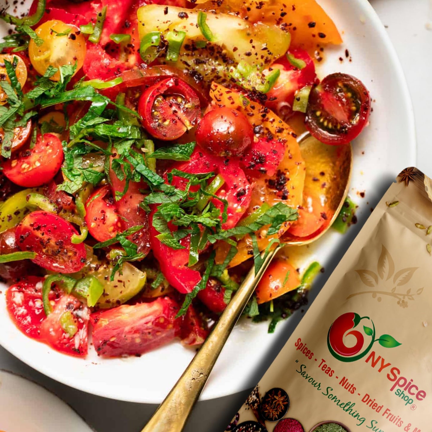 NY SPICE SHOP Sumac Spice Granulated - Turkish Seasoning - Ground Sumac Berries Granulate - Tangy & Citrusy Middle Eastern Spices - Traditional Purple