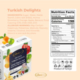 Atici Lokum Authentic Turkish Delight 8oz - Gourmet Vegan Sweets, Gluten-Free, Halal Soft Chewy Candy Gift Box | Traditional Premium Lokum Loukoumi