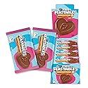 MrBeast Feastables Caramel Valentine Heart Cups, Limited Edition, 20 Count, Milk Chocolate with Creamy Caramel Filling, Fairtrade Cocoa