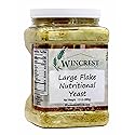 Large Nutritional Yeast Flakes - 1.5 Lb Economy Size Tub