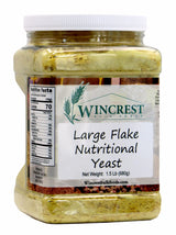 Large Nutritional Yeast Flakes - 1.5 Lb Economy Size Tub