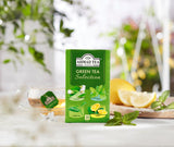 Ahmad Tea Green Tea, Green Tea Selection, Lemon Green Tea, Jasmine Green Tea, Mint Green Tea, & Green Tea Teabags, 20 ct (Pack of 1) - Caffeinated