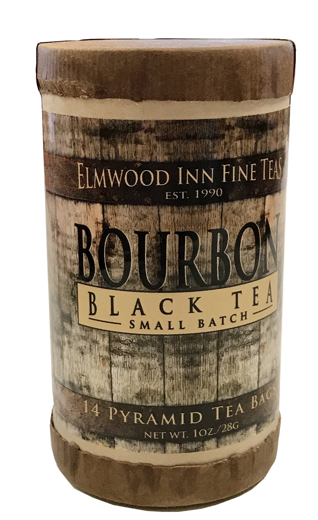 Elmwood Inn Fine Teas - Bourbon Black Tea 14 Pyramid Sachets