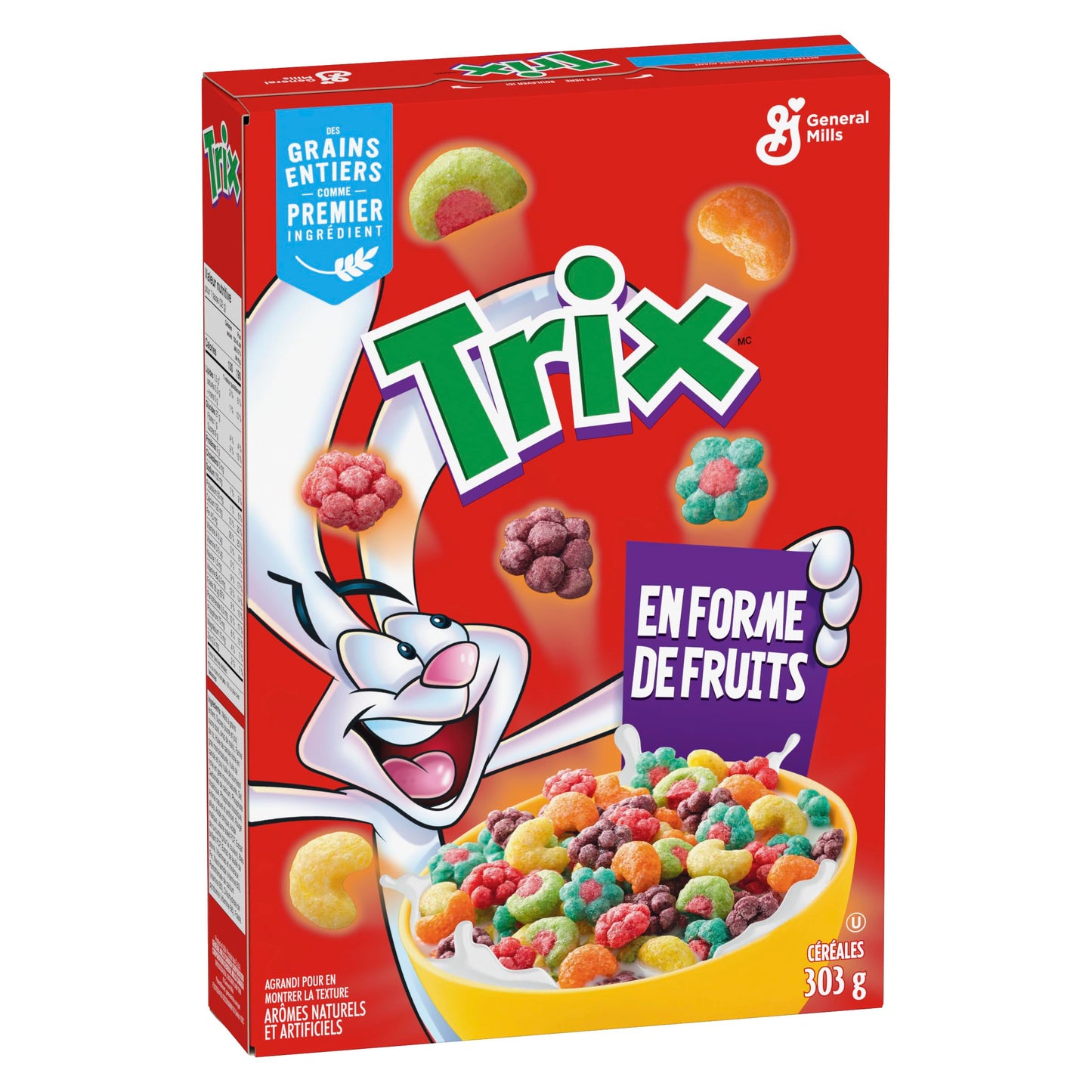 General Mills, Trix Fruity Shapes Cereal, 303g/10.7oz., {Imported from Canada}