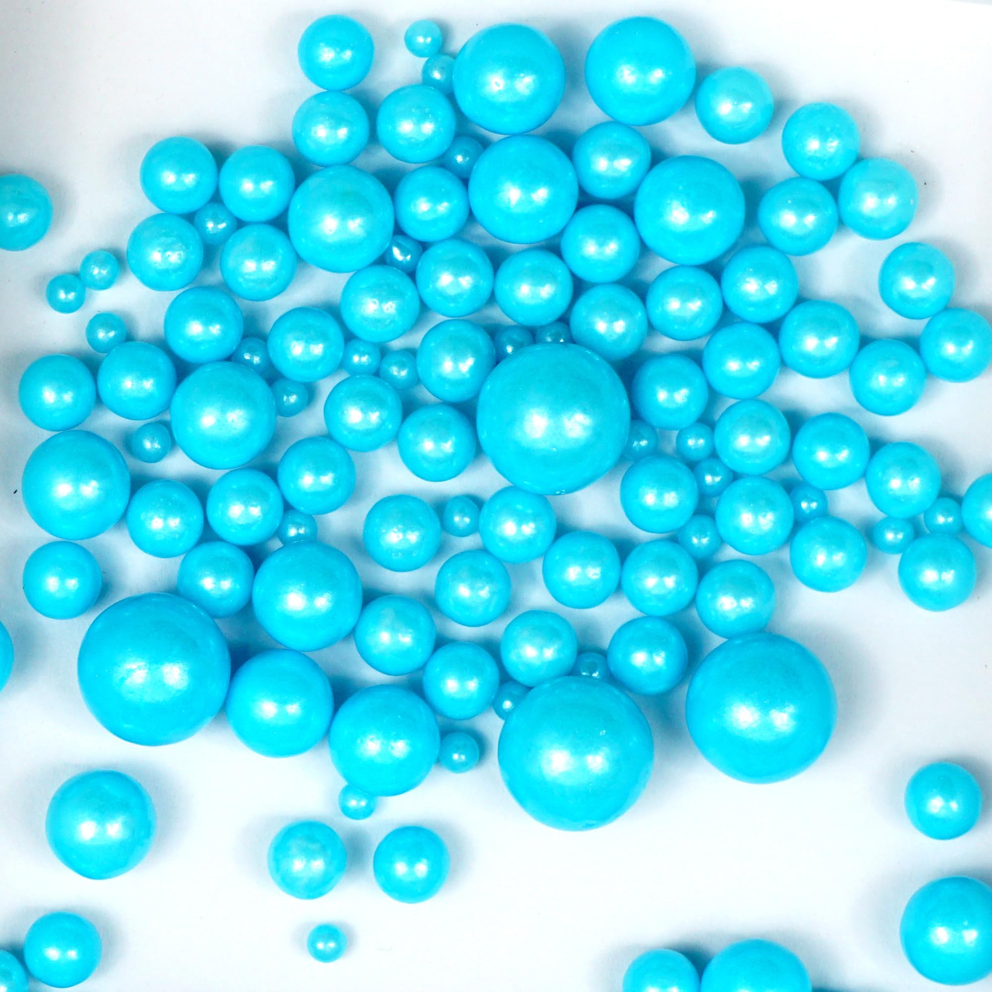 Blue Pearl Sugar Sprinkles 4.58 oz, Blue Sprinkles For Cake Decorating, Blue Sprinkles Edible, Blue Sprinkles For Cupcakes