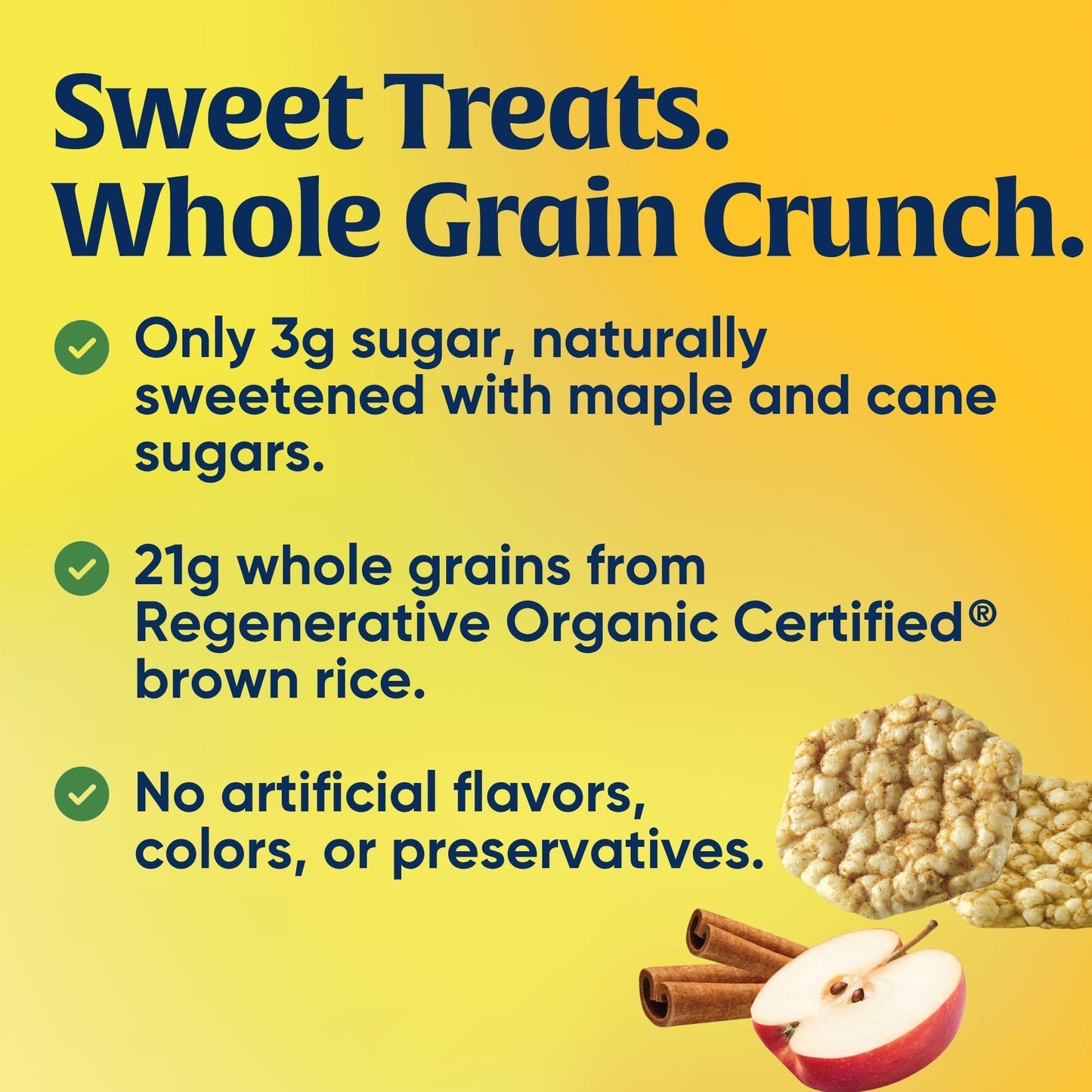 Lundberg Minis Apple Pie Organic Rice Cakes 5 Oz