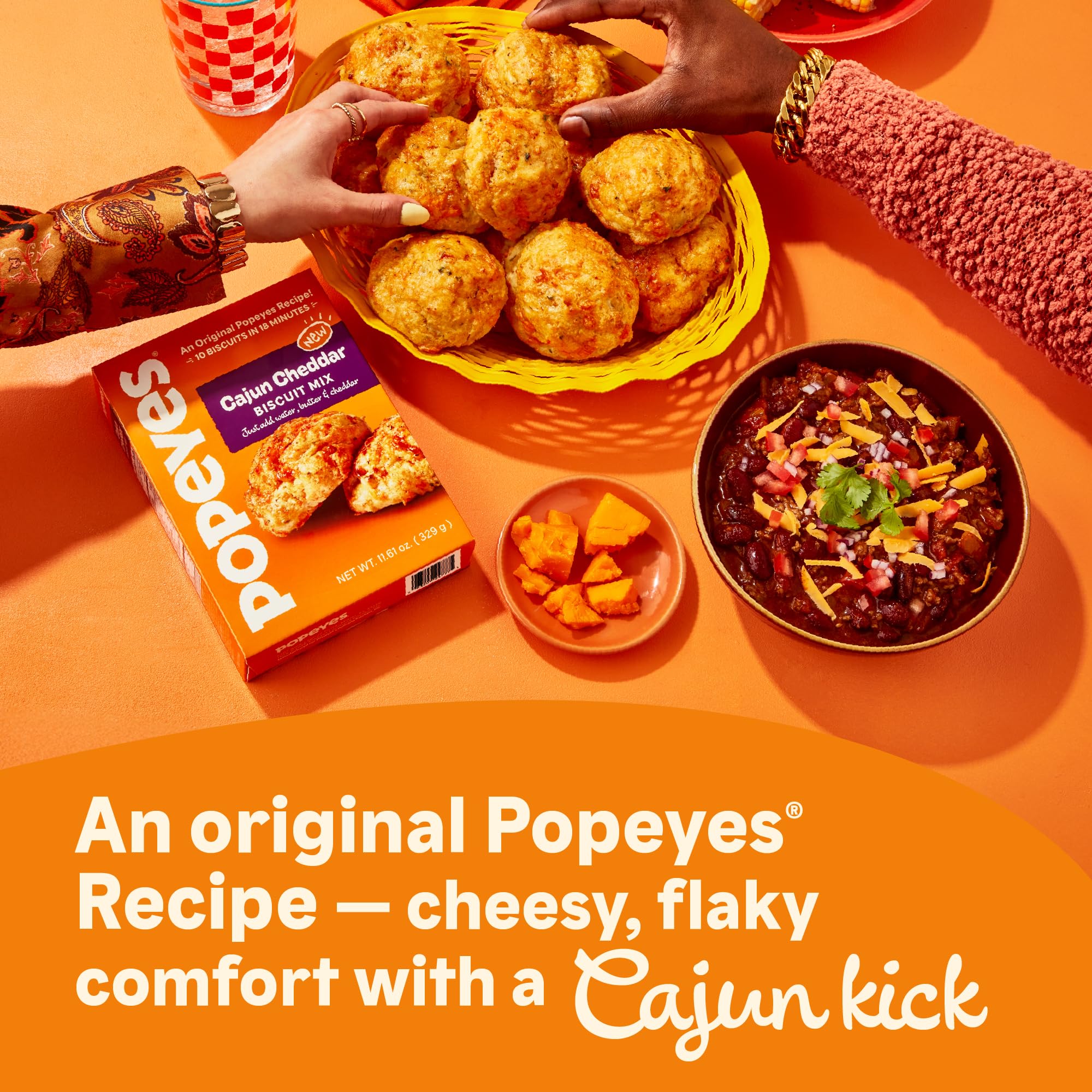Popeyes Cajun Cheddar Biscuit Mix
