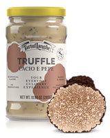 TartufLanghe Cacio e Pepe Truffle Sauce - Authentic Italian Pasta Sauce with Black Truffle & Pecorino Romano Cheese for Risottos, Gnocchi, Ravioli