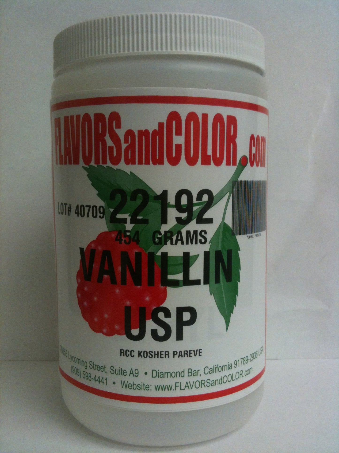 Vanillin USP 454 Grams