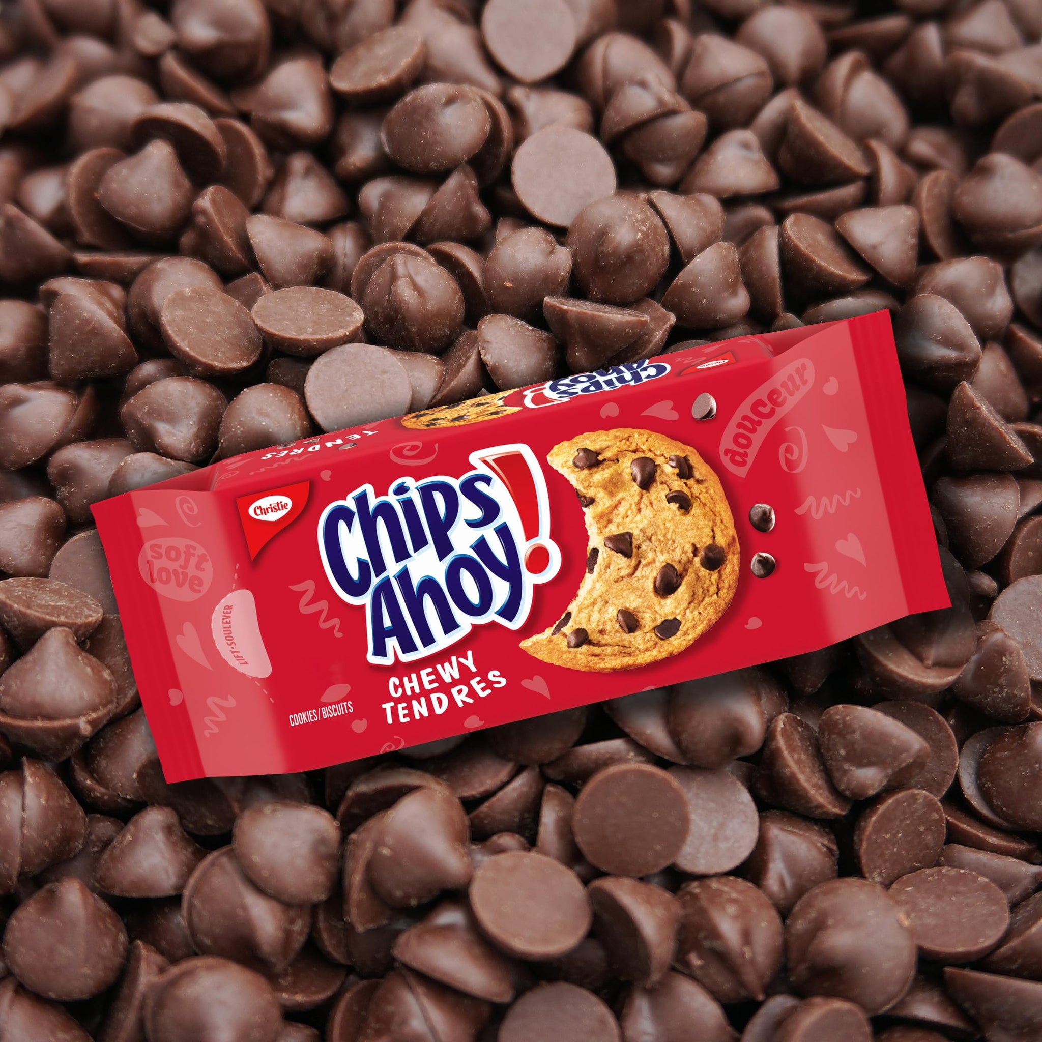 ChristieChips Ahoy Chewy Chocolate-Chip Cookies, 271g9.6oz, (Imported from Canada)