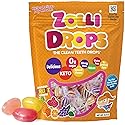 Zolli Drops Sugar Free Candy with Xylitol, Dye-Free Lollipops - Keto & Diabetic-Friendly, Dentist-Approved Treats for Kids (Natural Fruit Flavors, 3