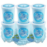 CHOCOLATE STORYBOOK Cotton Candy - Unique Idea for Holidays, Birthdays, Gag Gifts, Party Favors (Blue Raspberry, 1.75 oz each, 6-Pack)