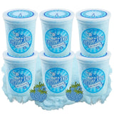 CHOCOLATE STORYBOOK Cotton Candy - Unique Idea for Holidays, Birthdays, Gag Gifts, Party Favors (Blue Raspberry, 1.75 oz each, 6-Pack)