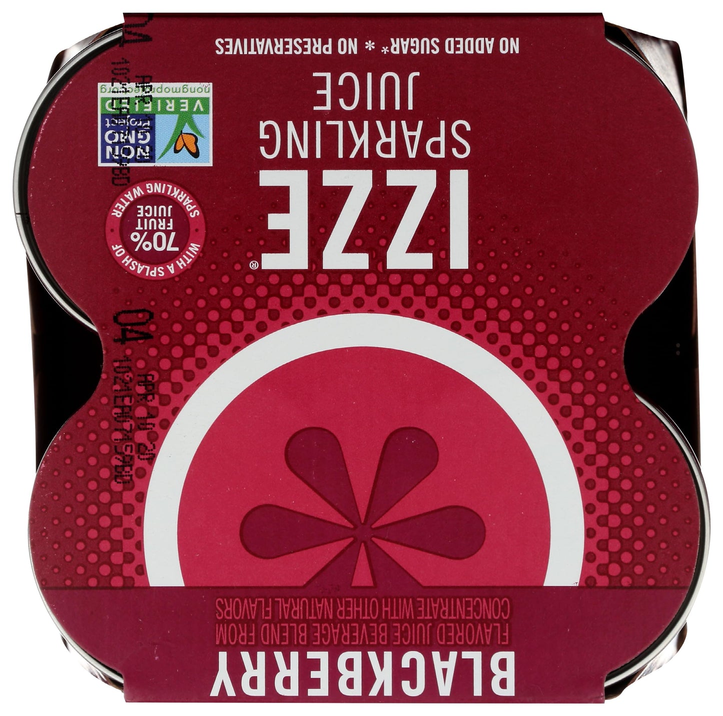 IZZE Sparkling Juice, Blackberry, 8.4 oz Cans, 4 Count