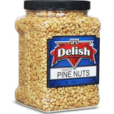 Gourmet Toasted Pine Nuts by It's Delish, 40 OZ (2.5 lbs.) Jumbo Container - Premium Pine Nuts Pignolias Dry Roasted - Healthy Snack, Topping