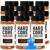Hardcore Carnivore - Cajun BBQ Rub 10.5 oz - Meat Seasoning 12 Pack with Random Item