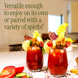 Diane Mina - Diane’s Original Bloody Mary Mixer | Crafted with Authentic Ingredients & Premium Italian San Marzano Tomatoes | Naturally Low in Sodium