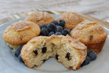 Mom's Place Gluten-Free Blueberry Muffin Mix, Easy to Make, Nut Free, Soy Free & Dairy Free, 12 Servings, 14.5 oz