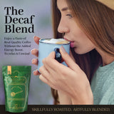 Coffea Flavor Fine Organic Coffee - Classic decaf Ground Coffee Medium Roast | 100% Arabica Coffee| Perfect for Espresso | USDA Certified Organic |