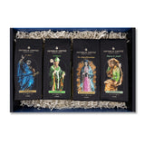 Catholic Coffee Variety Coffee Box (Ground) (Our Lady of Guadalupe, St. Patrick, St. Peter, St. Joseph) includes 4 12 oz Bags of Medium and Dark Roast