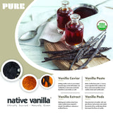 25 Organic Madagascar Vanilla Beans - Gourmet Grade A Premium Vanilla Pods - For Vanilla Extract & Baking - For Cooking, Desserts & More - 100% Vegan