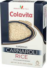 COLAVITA SUPERFINE CARNAROLI Rice 1Lb Box