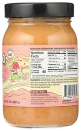 Credo Foods, Plant Based Alfredo Rosa Sauce, 15 Ounce