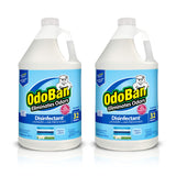 OdoBan Disinfectant Concentrate and Odor Eliminator, Made in the USA, Fresh Linen Scent, 2 Gallons