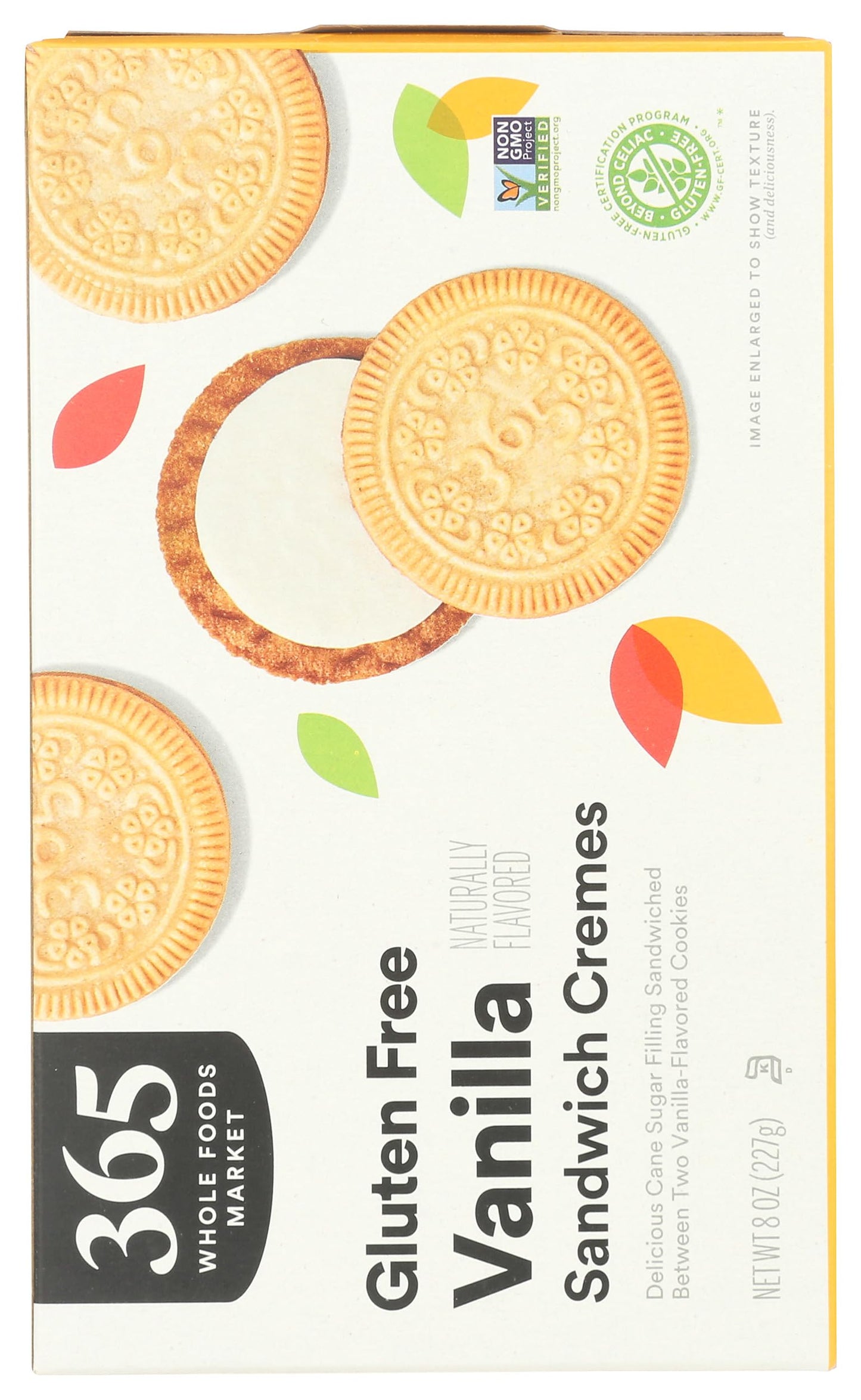 365 by Whole Foods Market, Vanilla Sandwich Cremes, 8 Ounce