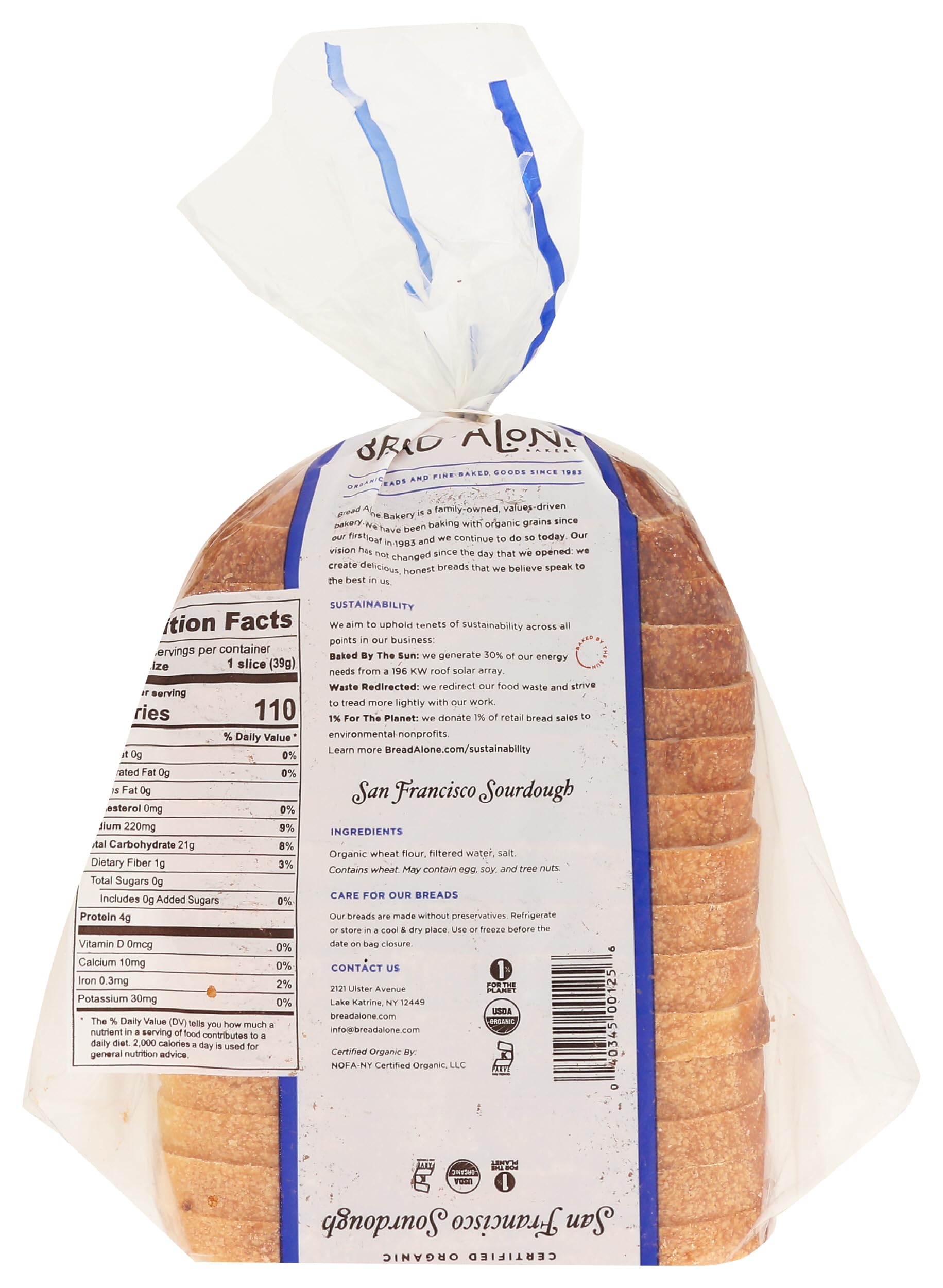 BREAD ALONE San Fran Sourdough Bread, 16 OZ