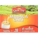 Quik Tea Masala Spiced Chai - 10 Pouches (Pack of 3 for a Total of 30 Pouches)