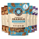 Healing Home Foods Variety P-Nutty Chip, Almond Butter Chunk, Cashew Coconut Crunch, Gluten Free Granola Mix, Low Sugar Granola Clusters, Vegan