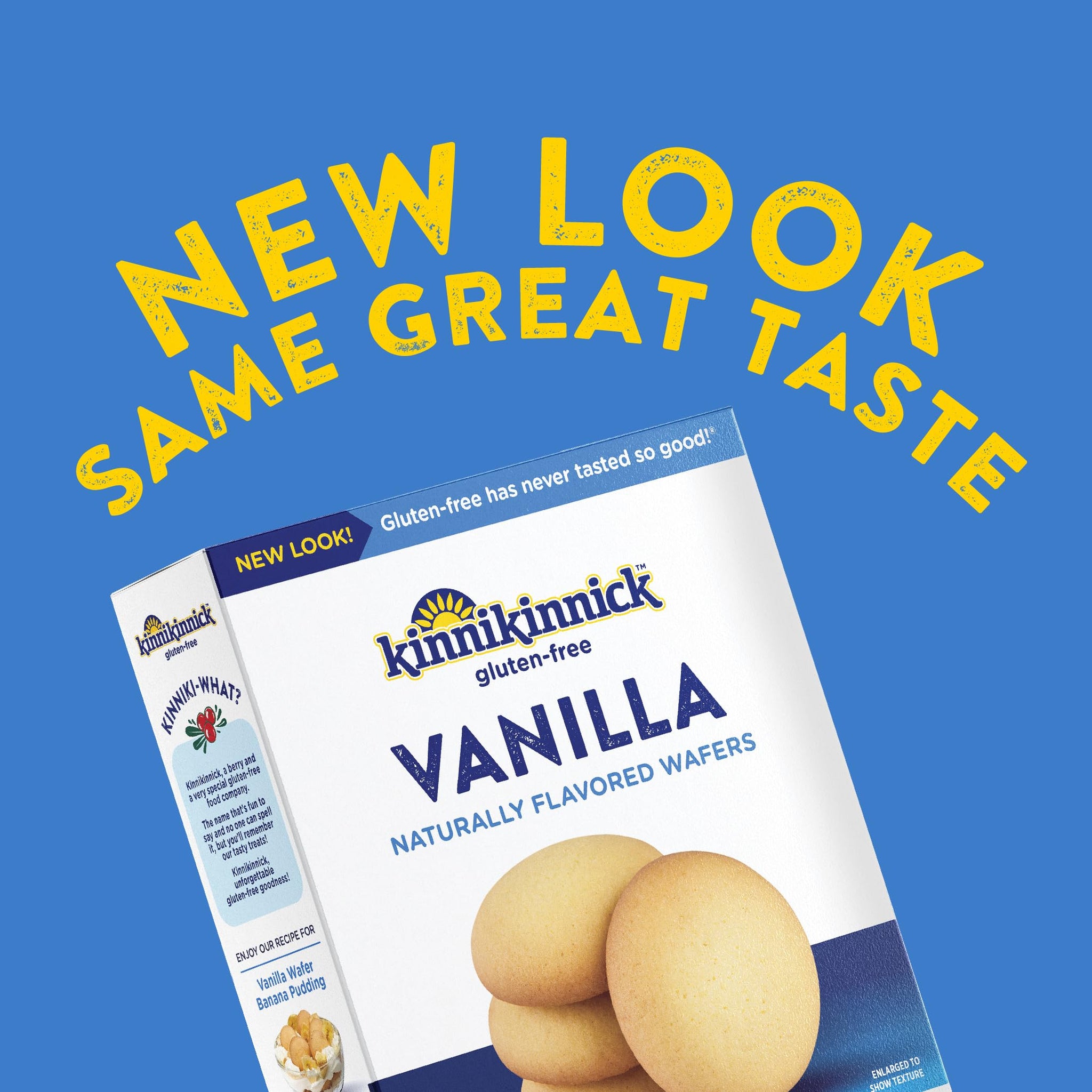 Kinnikinnick Gluten Free Vanilla Wafers, 6.3 oz Box, Allergy Friendly, Dairy Free, Kosher
