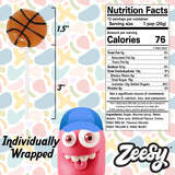 Basketball Lollipops Individually Wrapped - 12 Basketball Candy Suckers for Basketball Party Favors, Basketball Birthday, Basketball Party Supplies