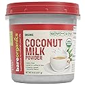 BareOorganics Coconut Milk Powder - Organic Powdered Coconut Milk, Vegan, Non-GMO, Gluten-Free, Non Dairy, 8 Oz