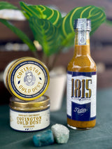 Farmer Nate's 1815 Special Reserve Hot Sauce - Gourmet Indian-Inspired Blend with Ghost Pepper, Chickpeas, Curry & Spices - Small Batch, Bold & Creamy