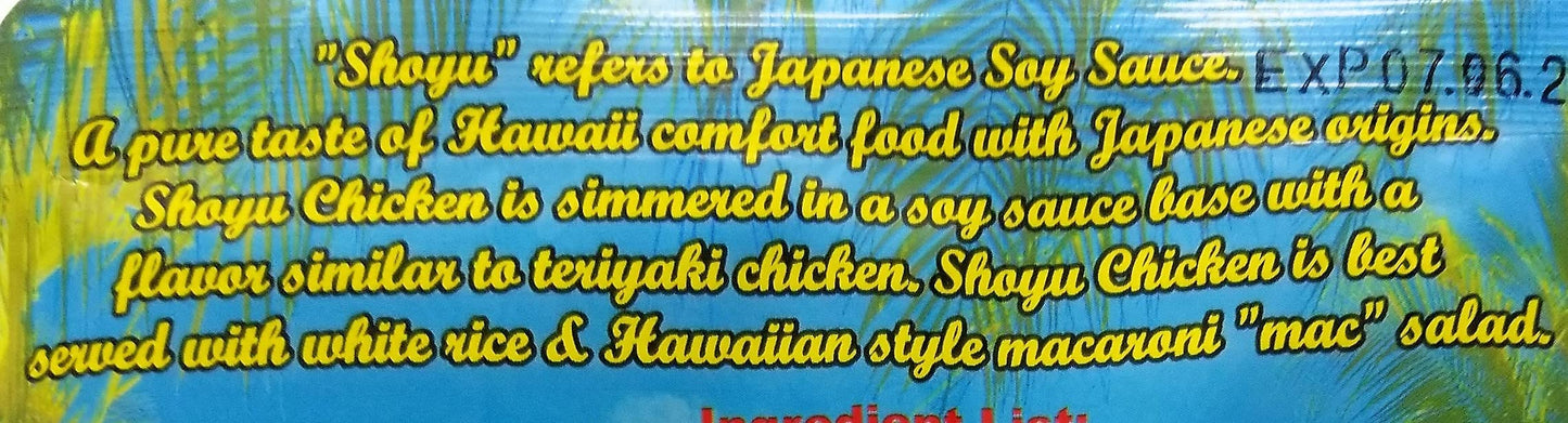 Hawaii's Best Hawaiian SHOYU CHICKEN Mix 9 oz