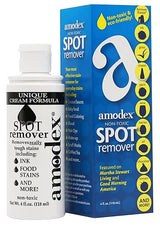 Amodex Ink & Spot Remover for Clothes, Leather and Skin - Removes Ink, Ballpoint, Sharpie, Grease and More, Works on Set-in Stains, Gentle but