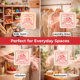 Strawberry Shortcake - Room Deodorizer Gel Odor Eliminator For Home - Pack Of 3 Bathroom Air Freshener Odor Absorber Closet Deodorizer - Non Plug In