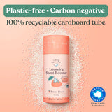 Lazy Coconuts Sweet Peach Laundry Beads - Eco Friendly, Plastic Free, Minimal, Natural Ingredients - Dye Free Laundry Scent Boosters, Zero Waste