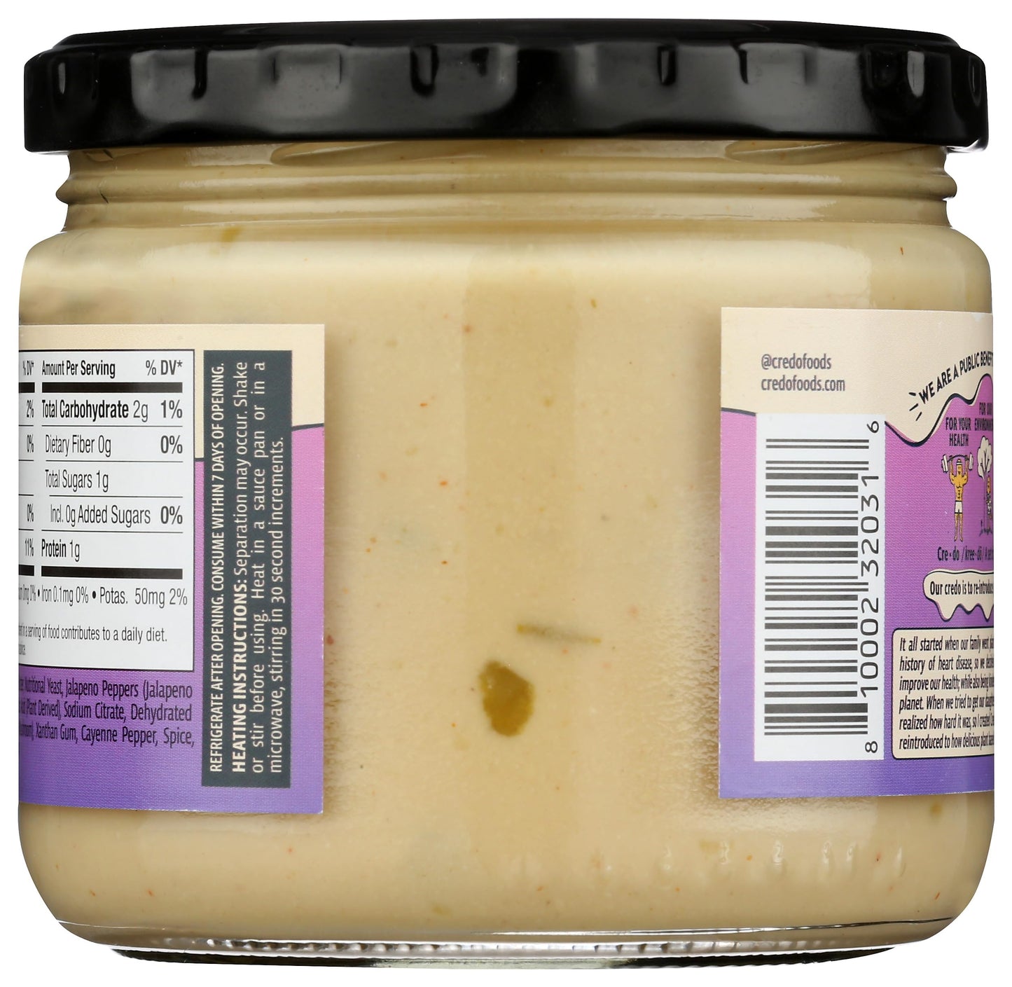 CREDO FOODS Oatmilk Queso Blanco, 11 OZ