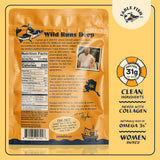 Fable Fish Wild Alaskan Salmon Jerky - Wild Caught Salmon with 31g of Protein - Tasty Fish Jerky with Omega-3s and Natural Source of Collagen - Made