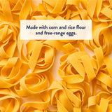 DeLallo Gluten-Free Pappardelle Pasta Nests, Made with Corn and Rice Flour and Farm Fresh Eggs, Made in Italy, Bronze Cut, Non-GMO, Wheat Free, 8.8 oz