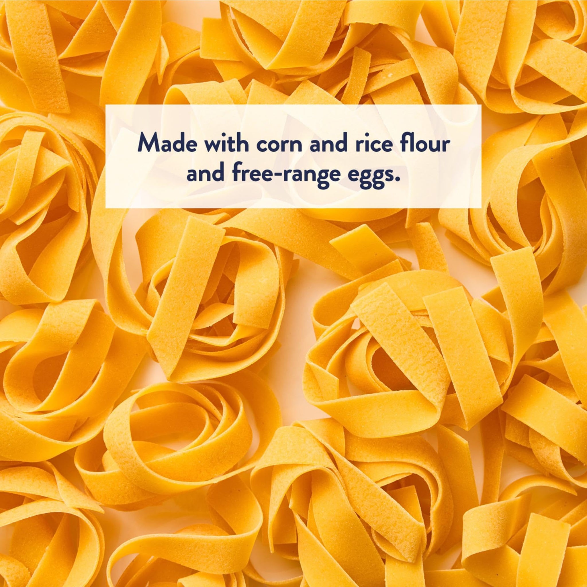 DeLallo Gluten-Free Pappardelle Pasta Nests, Made with Corn and Rice Flour and Farm Fresh Eggs, Made in Italy, Bronze Cut, Non-GMO, Wheat Free, 8.8 oz