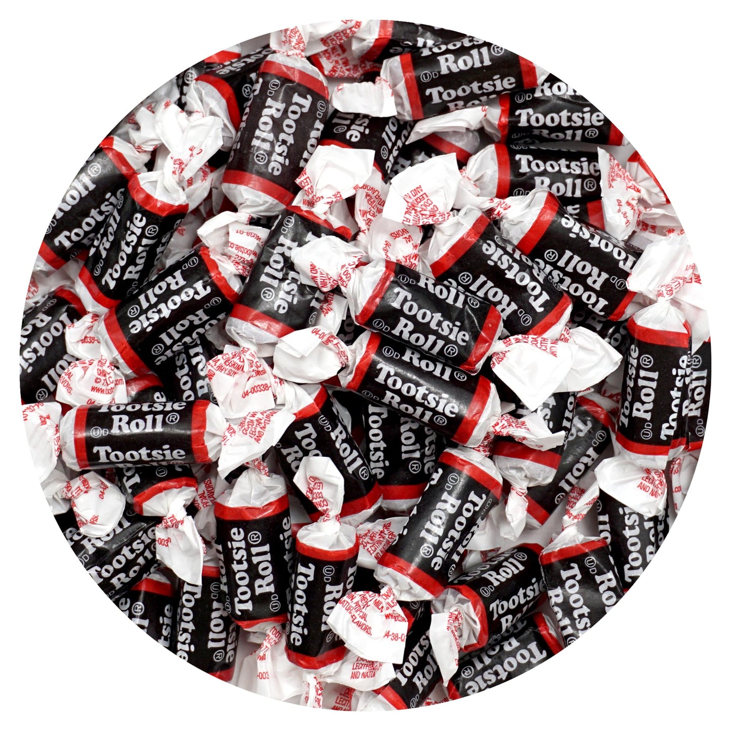 Tootsie Roll Midgees, 2lb Bulk Bag (Approx. 140 Pieces), Mini Chewy Candy, Individually Wrapped Bulk Candy, Chocolate Candy, The Hampton Popcorn