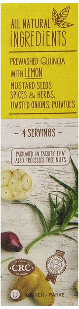 Pereg Lemon & Herbs Quinoa - 6 Oz - Superfood Quinoa Grain - Rich in Proteins, Fibres & Iron - Rice & Pasta Alternative - Non-GMO, Vegetarian & Vegan